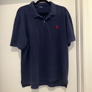 Express Polo Navy Blue with Red emblem Size XL